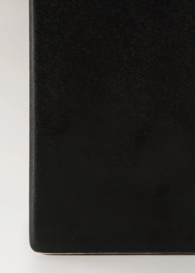 Stoneware bathroom glass with matte finish