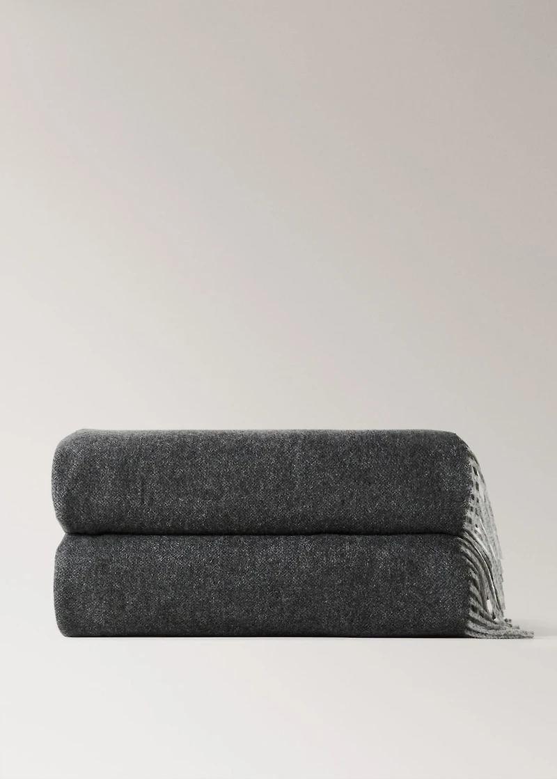 100% cashmere double-sided blanket