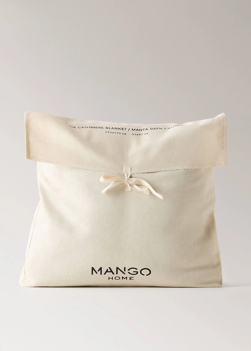 100% cashmere double-sided blanket
