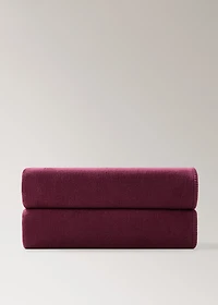 Double-sided polar fleece cotton blanket