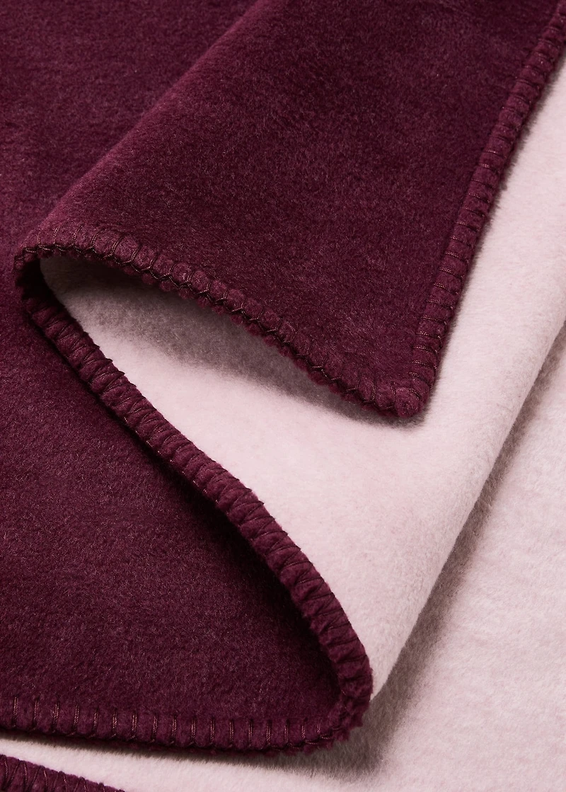 Double-sided polar fleece cotton blanket