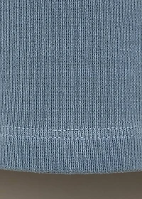 Ribbed cotton-blend top