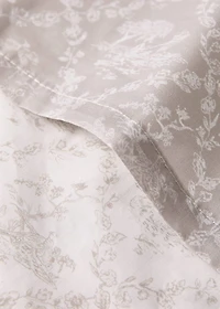 Toile de Jouy percale cotton duvet cover for crib