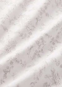 Toile de Jouy percale cotton duvet cover for crib