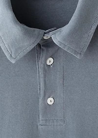 Cotton basic polo shirt