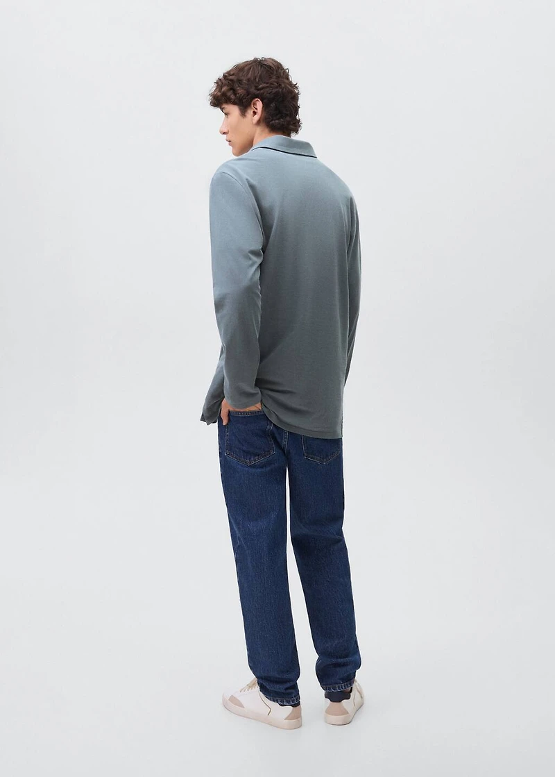 Cotton basic polo shirt