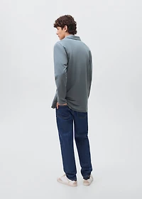 Cotton basic polo shirt