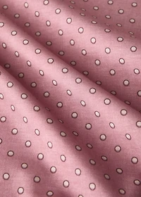 Reversible cotton polka-dot duvet cover for crib