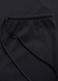 Wide-leg pants with elasticated waist