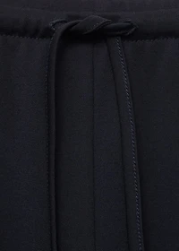 Wide-leg pants with elasticated waist
