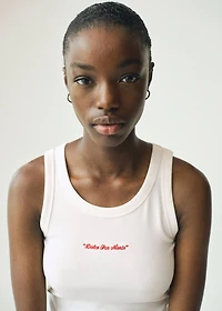 Embroidered top