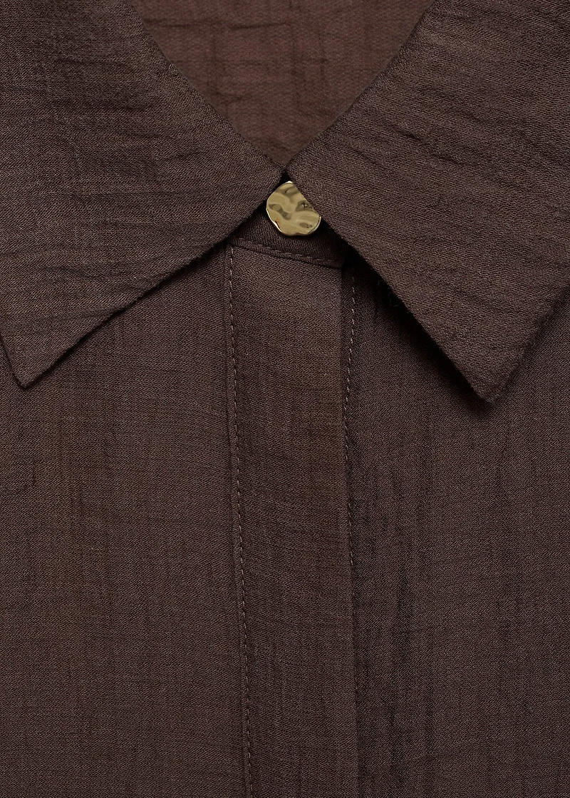 Lyocell shirt with adjustable waist