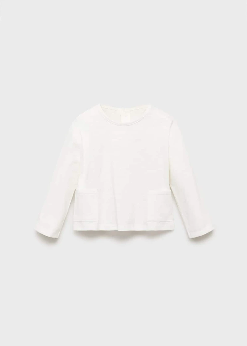 Pocket cotton T-shirt