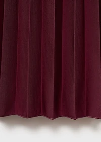 Long pleated skirt