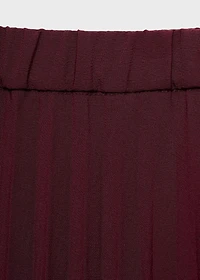 Long pleated skirt