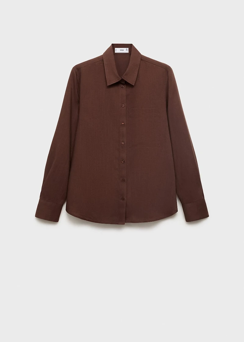 Lyocell shirt with pocket