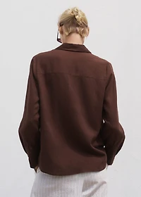 Lyocell shirt with pocket