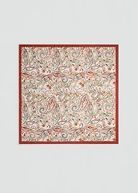 Paisley satin scarf