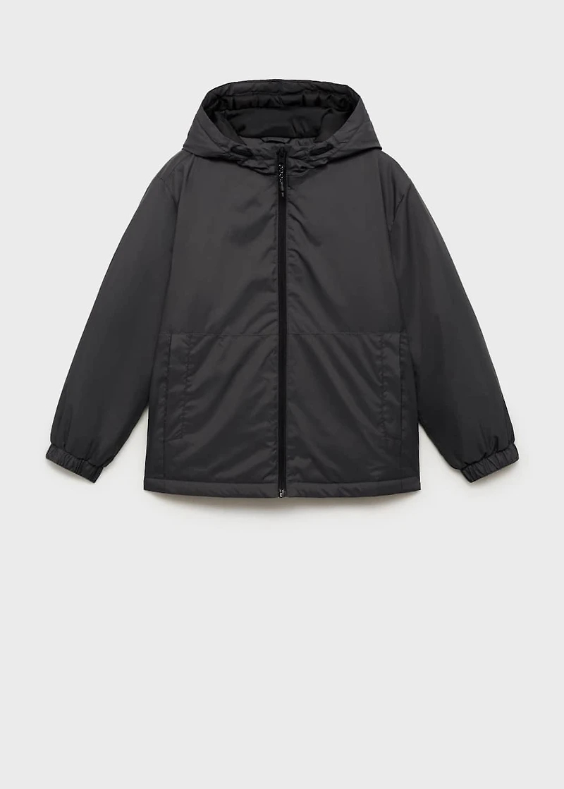 Water-repellent quilted coat