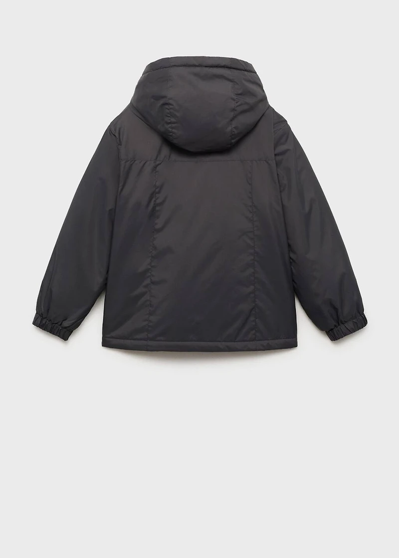 Water-repellent quilted coat