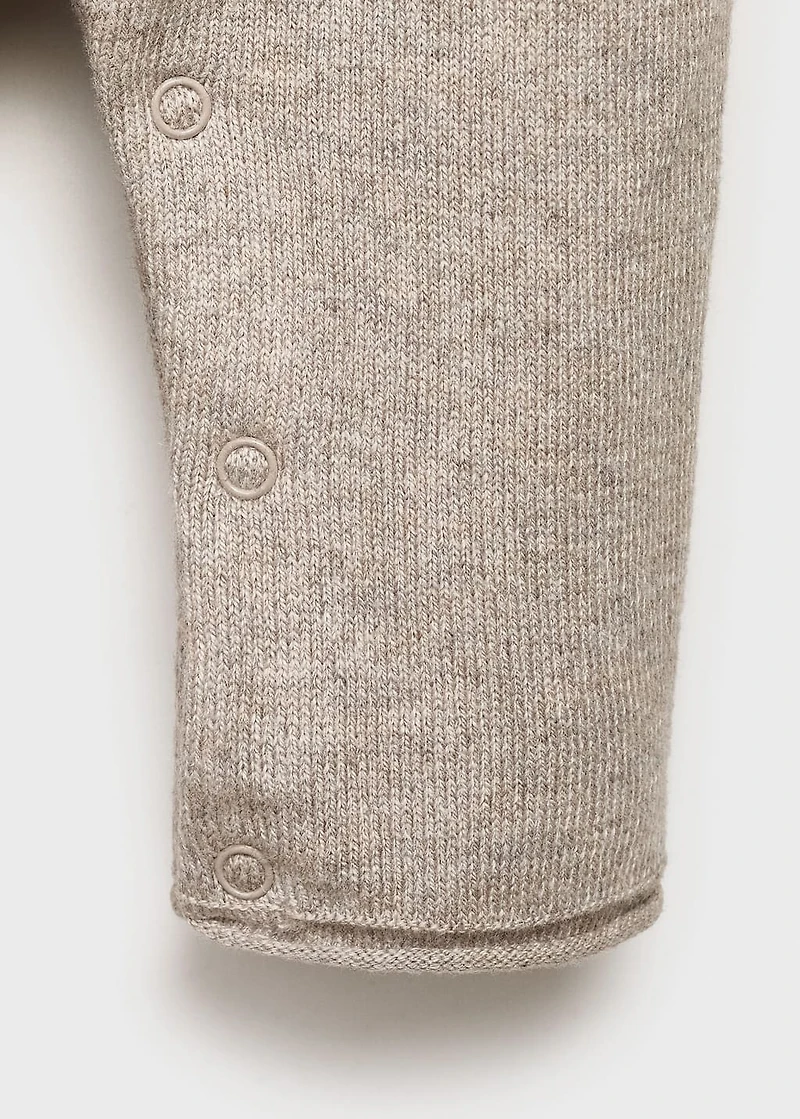 Knitted dungaree combo