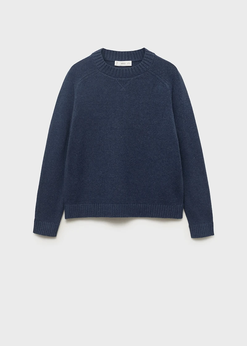 Knitted cotton sweater