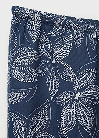 Flower print pants