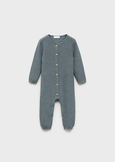 Knitted long jumpsuit
