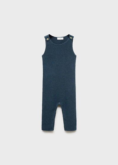 Knitted long jumpsuit