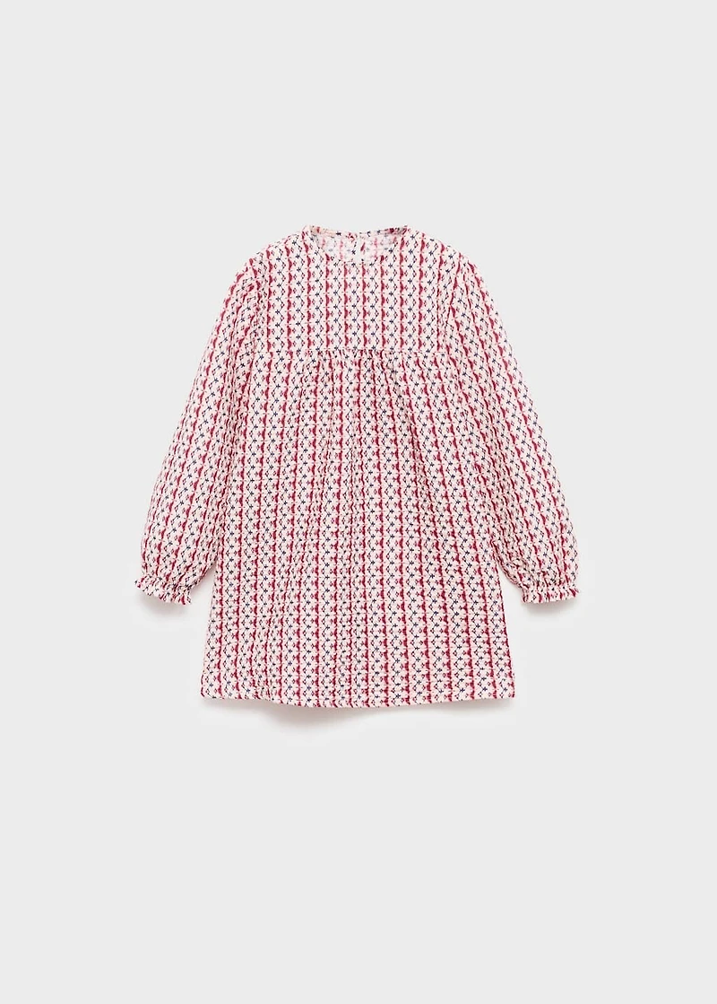 Printed short dress