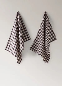 Gingham kitchen towels