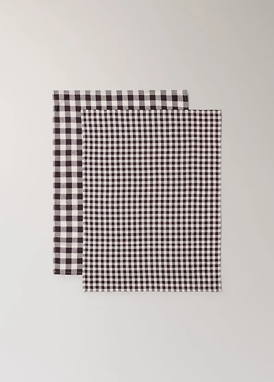 Gingham kitchen towels