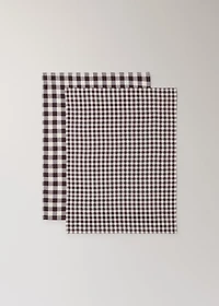 Gingham kitchen towels