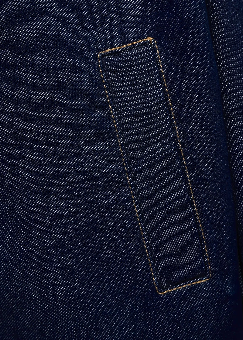 Denim crop jacket