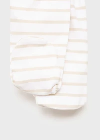 Stripped cotton leggings