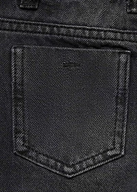 Straight cotton jeans