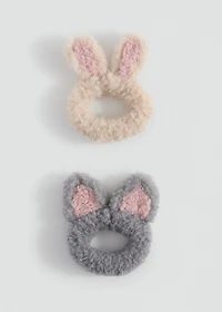 2 hair tie pack