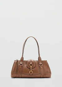 Medium shoulder bag with snap hook