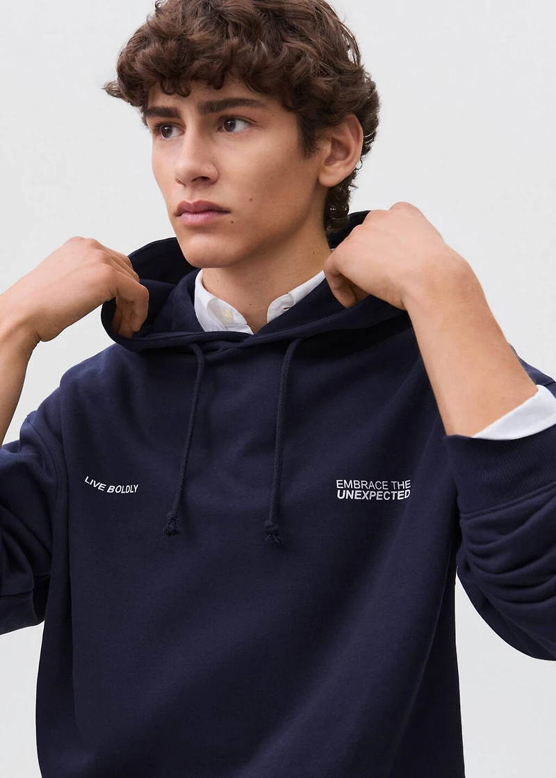 Printed hoodie