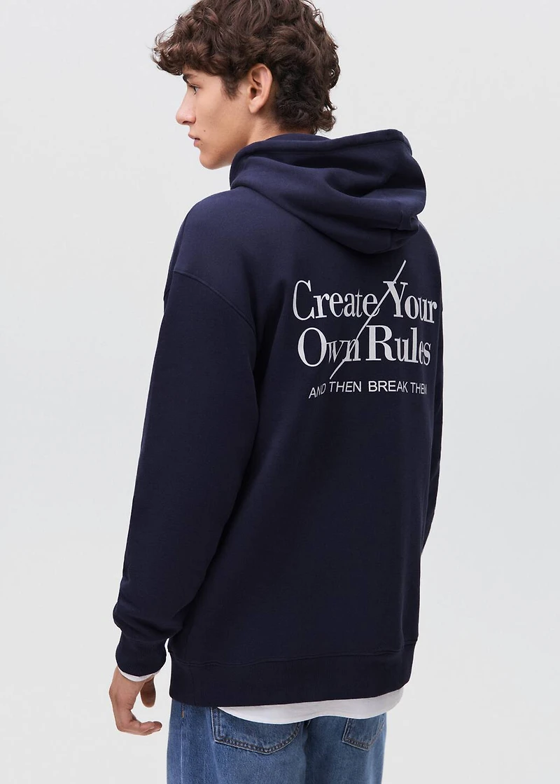 Printed hoodie