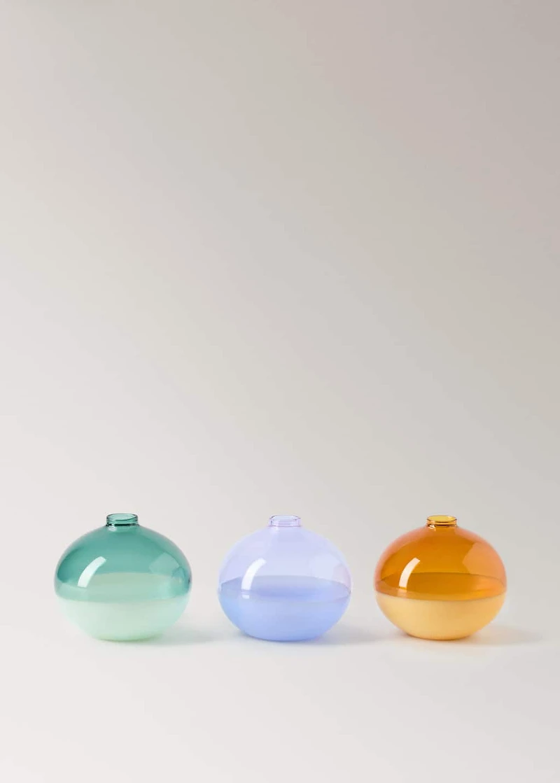 Borosilicate bud vase