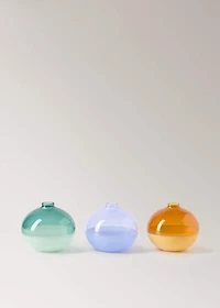 Borosilicate bud vase
