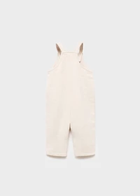Long cotton dungarees