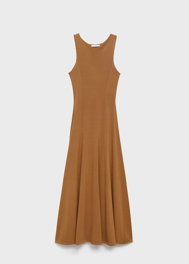 Knit long dress