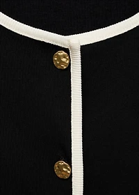 Cotton t-shirt with contrasting trim