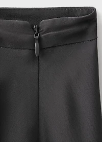 Asymmetrical maxi-skirt