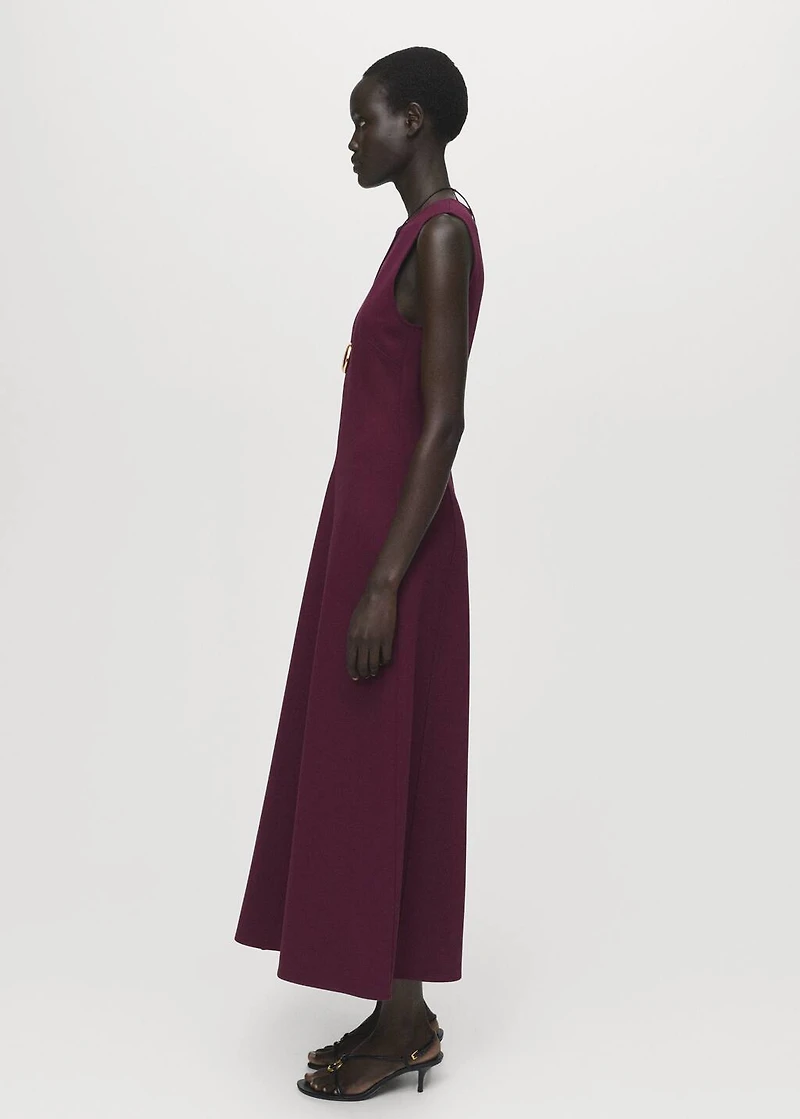 Long flared dress
