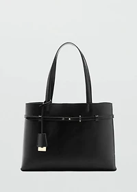 Shopper bag with charm