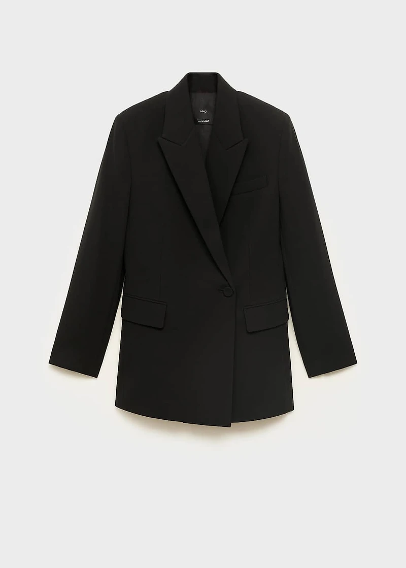 Double-breasted suit jacket