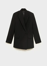 Double-breasted suit jacket